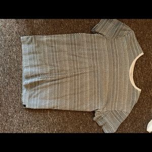 Aztec Print Gray Shirt